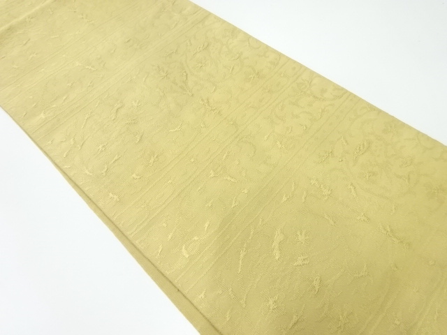 花唐草模様織出し名古屋帯